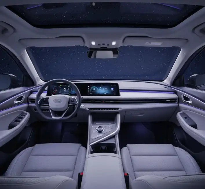 Geely z marką Galaxy rzuca rękawicę Tesli. Model E5 celuje w serce europejskiego rynku SUV.